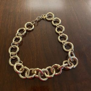 Jcrew Gold Ring Necklace